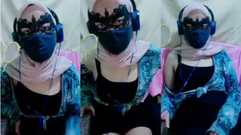 Hijab Pink Mulus Liveshow Ebot Video by PornTrex